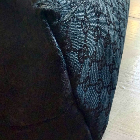 Gucci GG black canvas tote / diaper bag - Picture 8 of 10